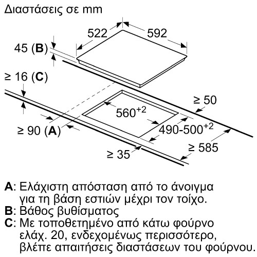 PITSOS CRE611S06 Εστίες
