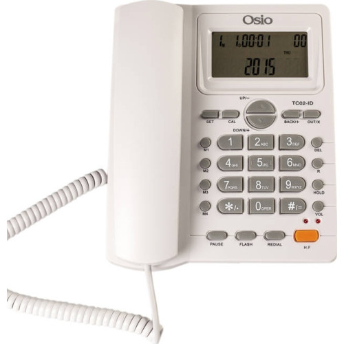 OSIO OSW-4710W Ενσυρματα Τηλεφωνα White