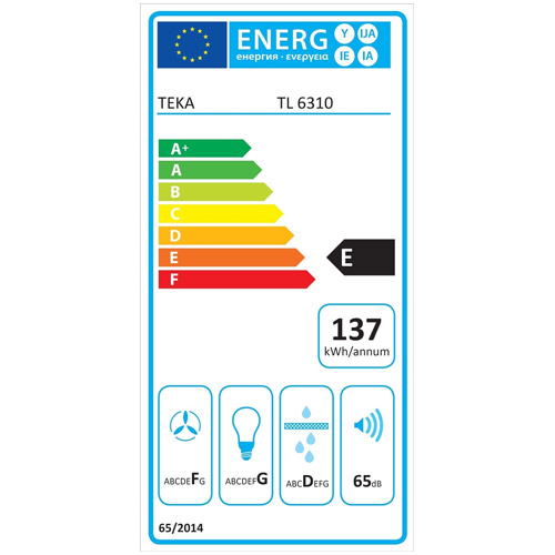TEKA TL6310 F.875.SS Συρόμενοι απορροφητήρες Inox