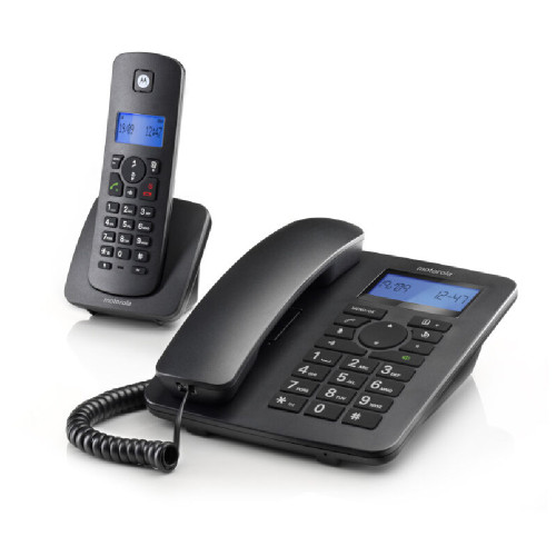 MOTOROLA C4201 COMBO Ασυρματα Τηλεφωνα Black