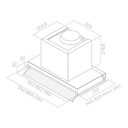 ELICA BOX IN PLUS 60 PRF0097795 Καμίνια, Τζάκι