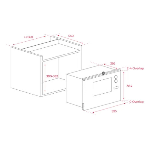 TEKA ML 825 TFL INOX Φούρνος μικροκυμάτων