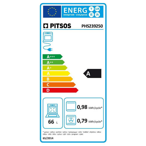 PITSOS PHS239250 Ηλεκτρικές κουζίνες
