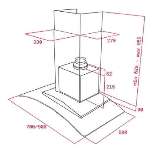 TEKA NC980 Καμίνια, Τζάκι