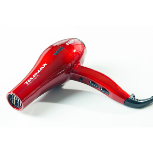 TELEMAX FK-8813 Salon Series AC motor Σεσουάρ μαλλιών Red