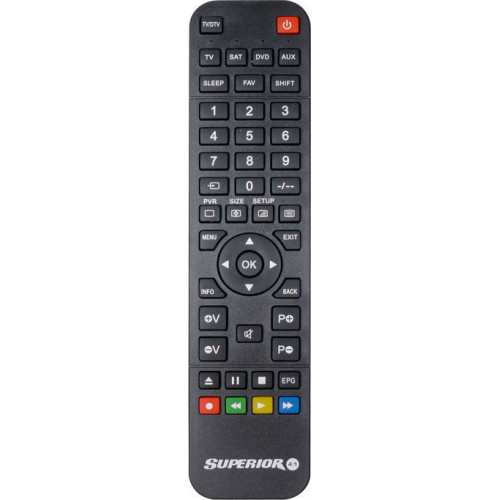 SUPERIOR TV 4:1 BLACK Τηλεχειριστήρια