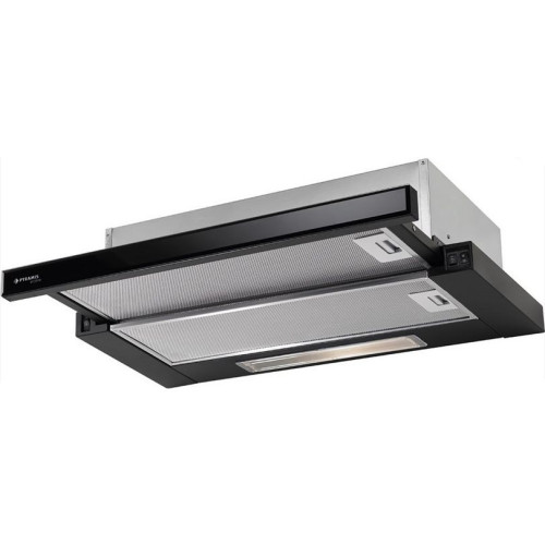 PYRAMIS 065032801 GLASS Συρόμενοι απορροφητήρες Black