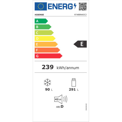 HISENSE RT488N4DC2 Ψυγειοκαταψύκτης