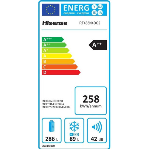HISENSE RT488N4DW2 Ψυγεία