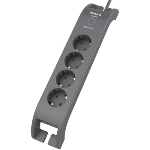 PHILIPS SPN3140A/10 ΠΟΛΥΜΠΡΙΖΟ ΜΑΥΡΟ 4ΘΕΣΕΩΝ (1150100-0005) Πολύμπριζα