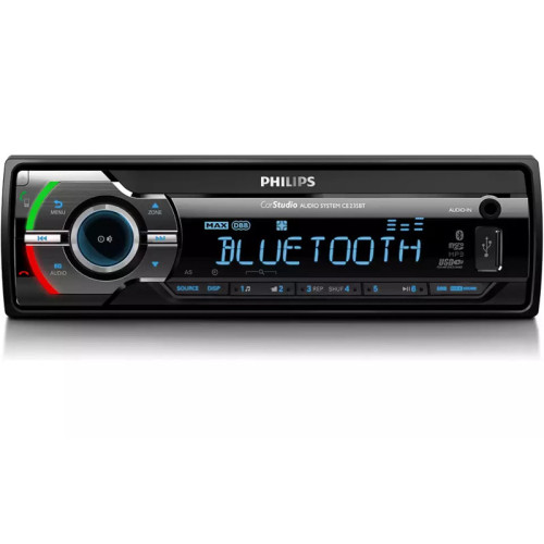 PHILIPS CE235BT/GRS R/BT/USB/MP3 Car Audio Player Black