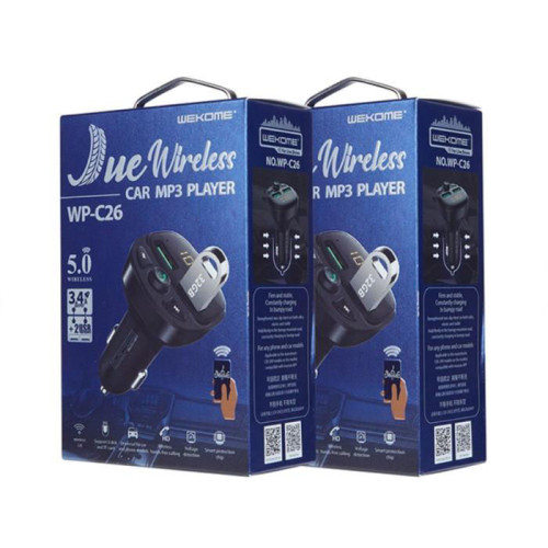 WK 250523 CAR CHARGER FM TRANSMITTER MP3 PLAYER Αξεσουάρ Car Audio