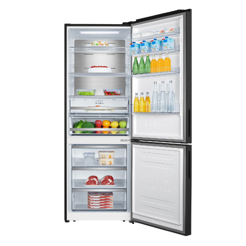 HISENSE RB645N4BFE NO FROST, BLACK INOX Ψυγειοκαταψύκτης