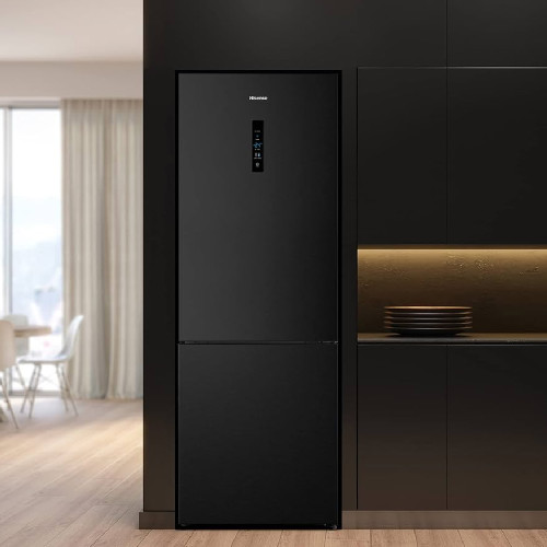 HISENSE RB645N4BFE NO FROST, BLACK INOX Ψυγειοκαταψύκτης