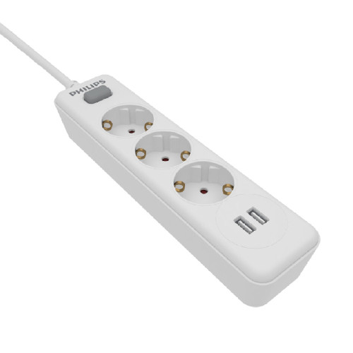 PHILIPS SPN3032W/GRS 3 ΘΕΣΕΩΝ Πολύμπριζα