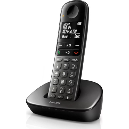 PHILIPS XL4901DS/GRS Black Ασύρματα Τηλέφωνα