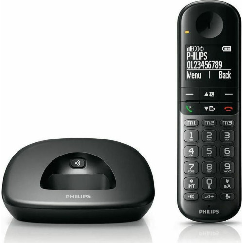 PHILIPS XL4901DS/GRS Black Ασύρματα Τηλέφωνα
