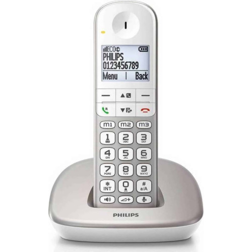 PHILIPS XL4901S/GRS ΛΕΥΚΟ Ασύρματα Τηλέφωνα