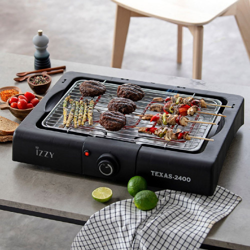 IZZY IZ-8102 BBQ TEXAS 2400 Ψηστιέρες-Γκριλιέρες Black
