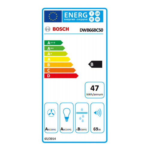 BOSCH DWB66BC50 Καμίνια, Τζάκι
