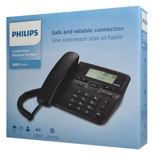 PHILIPS M20B-00 black Ενσύρματα Τηλέφωνα