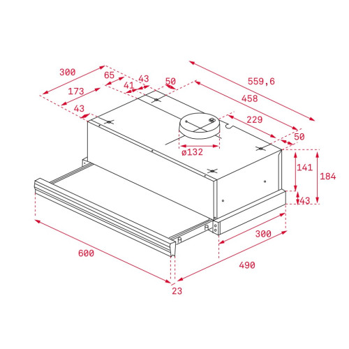 TEKA CNL 6415 INOX ECO Συρόμενοι απορροφητήρες