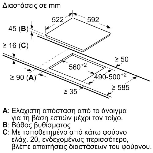 BOSCH PKE61RBA2E Ηλεκτρικές κουζίνες