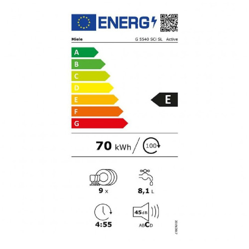 MIELE G5540 Sci SL A ED230 Active Πλυντ. πιάτων
