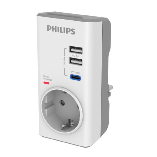 PHILIPS CHP8010W/GRS Πολύμπριζα