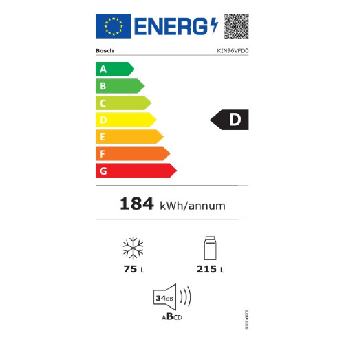 BOSCH KIN96VFD0 Ψυγειοκαταψύκτες