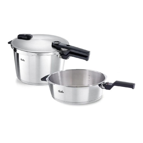 FISSLER SET QUATTRO VITAQUICK PREMIUM 8LT ME 1 ΚΑΠΑΚΙ FISSLER (60281011000) Χύτρες