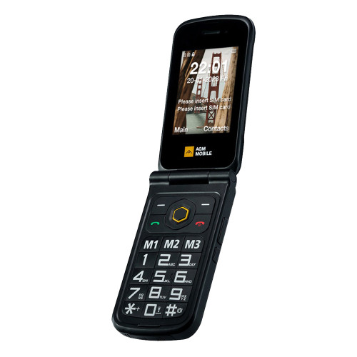 AGM M8 FLIP BLACK Κινητά Απλής Χρήσης