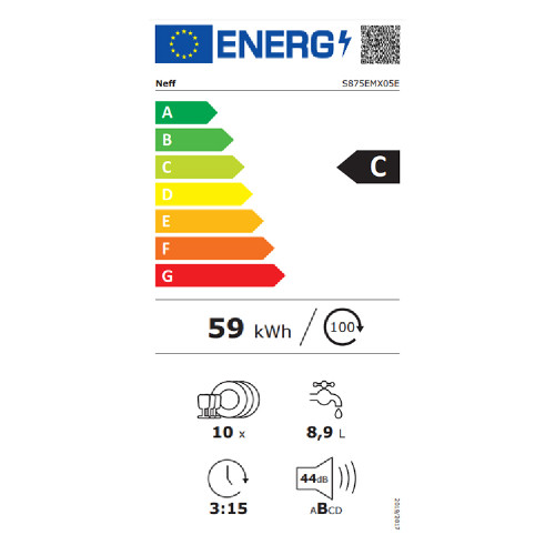 NEFF S875EMX05E Πλυντ. πιάτων
