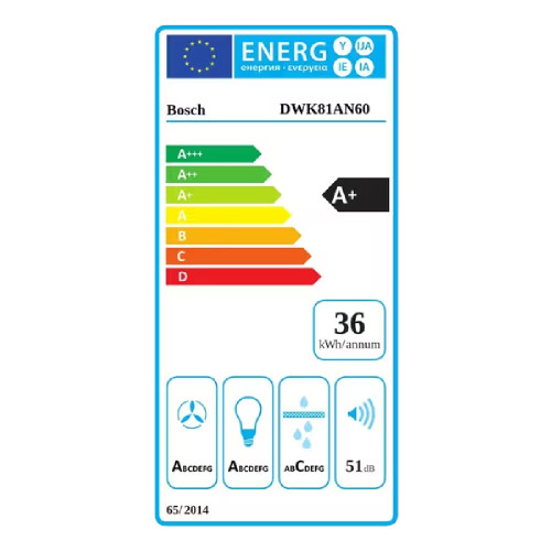 BOSCH DWK81AN60 Καμίνια, Τζάκι