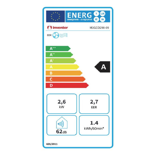 INVENTOR MAGIC M3GCO290-09 Κλιματιστικά φορητά