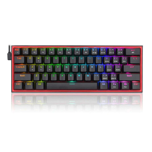 Redragon K617 Fizz (Black) Gaming πληκτρολόγιο