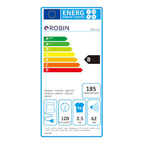 ROBIN DRS-120 Στεγνωτήριο