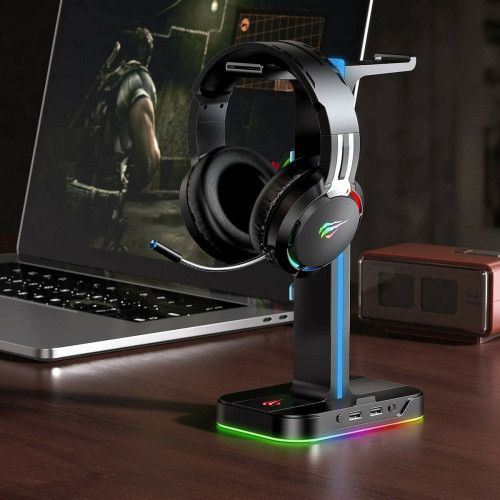 HAVIT TH650 RGB Βάση Ακουστικών Gaming Βάσεις-Coolers