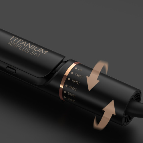 IZZY IZ-7208 Titanium Airplus Ισιωτικά μαλλιών