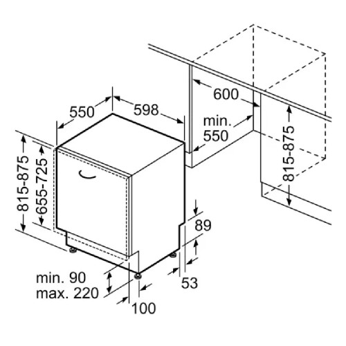 BOSCH SMV4HTX00E Πλυντ. πιάτων