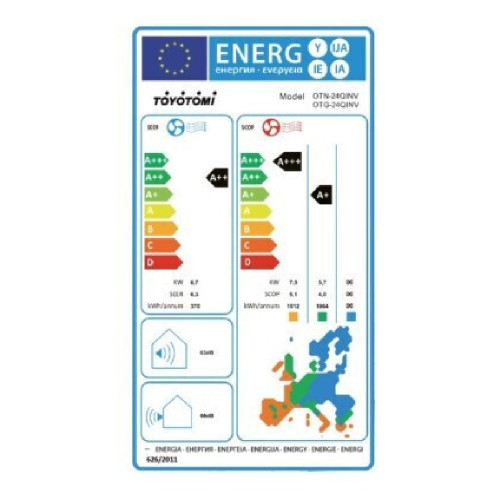 TOYOTOMI ORA OTN-OTG-24QINV (W-SET) Κλιματιστικά Τοίχου