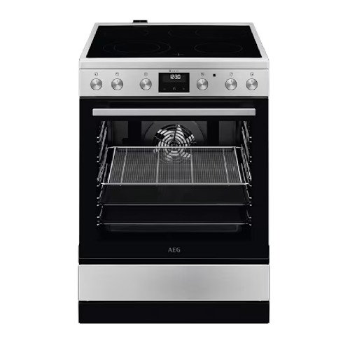 AEG CCB6642CBM INOX  ΜΕ ΚΕΡΑΜΙΚΗ ΕΣΤΙΑ Ηλεκτρικές κουζίνες
