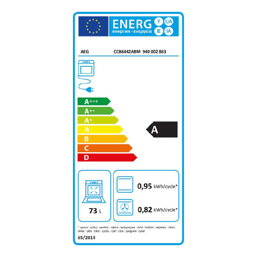AEG CCB6642CBM INOX  ΜΕ ΚΕΡΑΜΙΚΗ ΕΣΤΙΑ Ηλεκτρικές κουζίνες