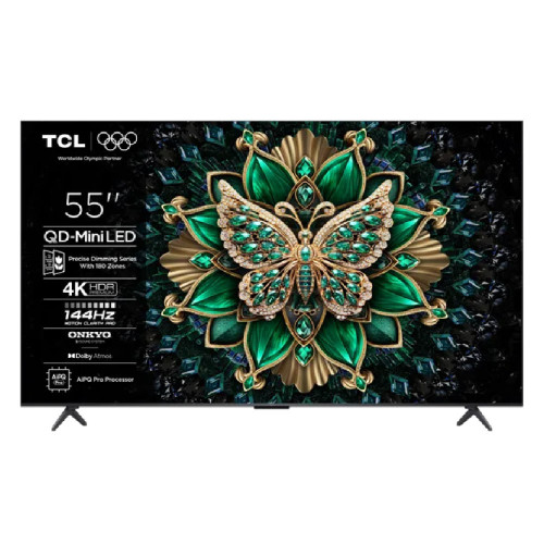 TCL 55C6K 4K QD-Mini LED 144Hz TV (2025)