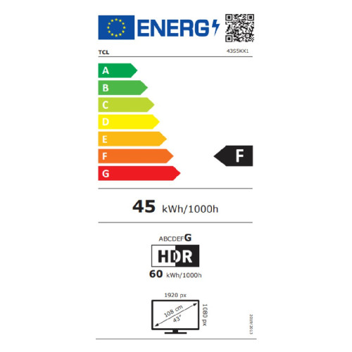 43S5K Full HD QLED TV 60HZ with HDR and AndroidTV (2025)