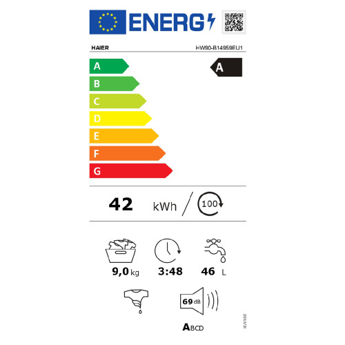 HAIER HW90-B14959EU1-S Πλυντήρια ρούχων