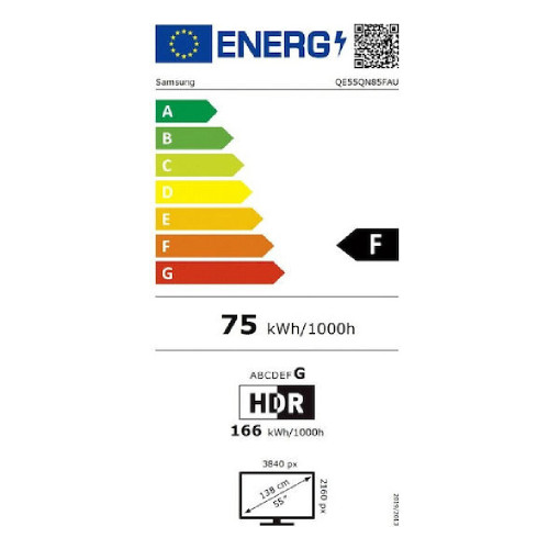 Samsung QE55QN85FAUXXH 55''  NEO QLED 4K Τηλεόραση