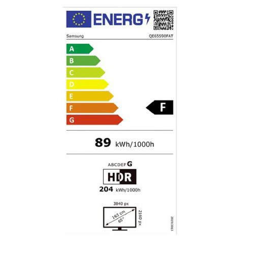 Samsung QE65S90FATXXH 65''  OLED 4K Τηλεόραση
