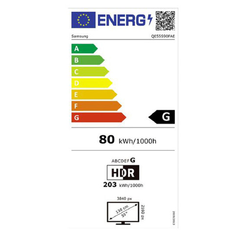 Samsung QE55S90FAEXXH 55''  OLED 4K Τηλεόραση