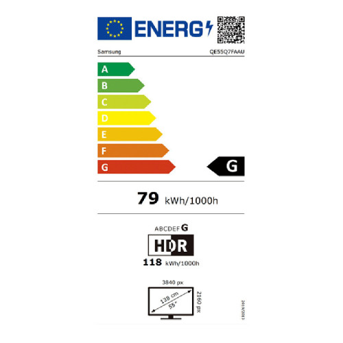 Samsung QE55Q7FAAUXXH 55''  QLED 4K Τηλεόραση